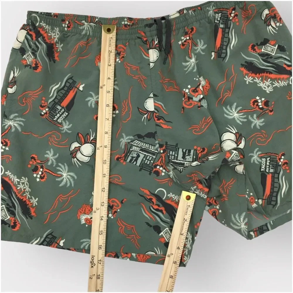 Patagonia Baggies Shorts Mens Size XL‎ Pockets Swim Lined Nylon Drawstring Tacos